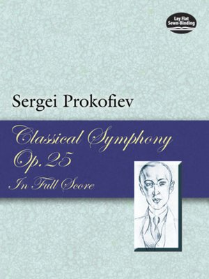 cover image of Classical Symphony, Op. 25, in Full Score
